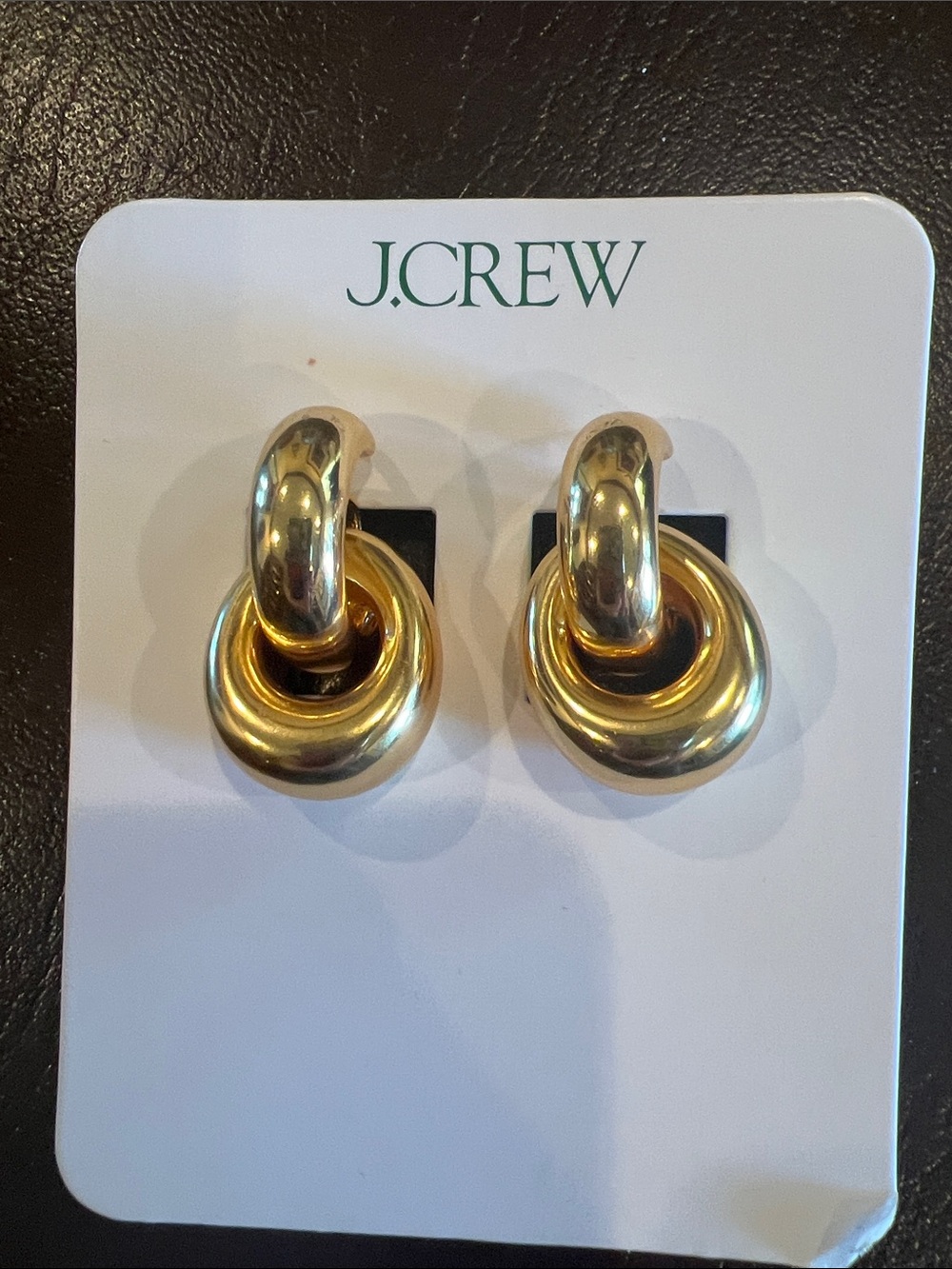 JCrew gold tone hypoallergenic post pierced earrings.NWT